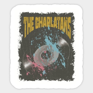 The Charlatans Vintage Vynil Sticker